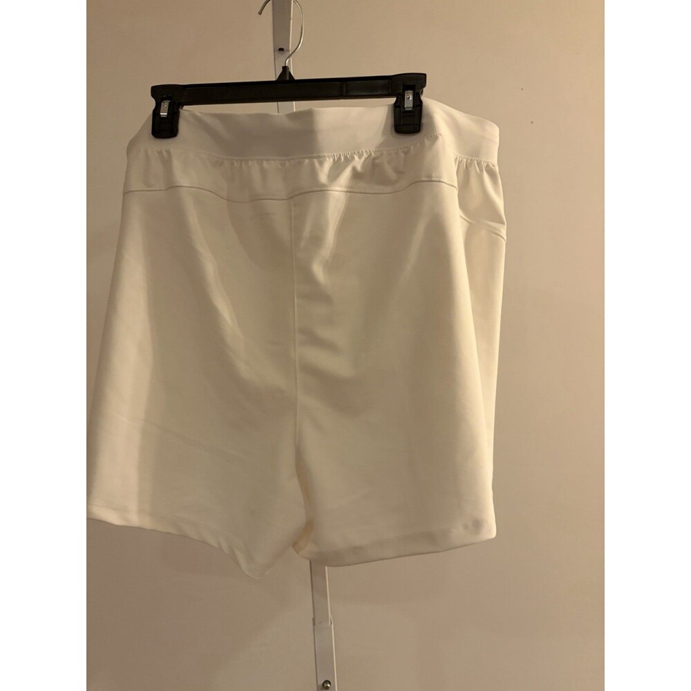 Old Navy White High-Waisted Ivory Powersoft 3” Seam Shorts XXL Active - Picture 6 of 9